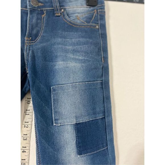 Vigoss Girls’ Patched Jeggings Size 12 - Picture 2 of 13